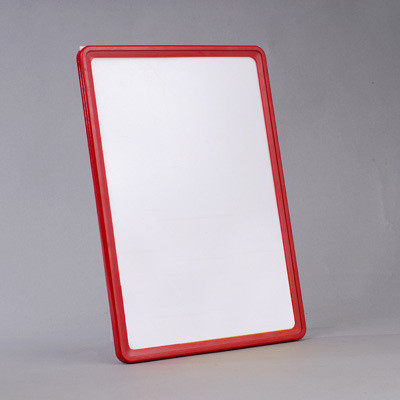 Рамка POS для ценников, рекламы и объявлений А4, красная, без защитного экрана