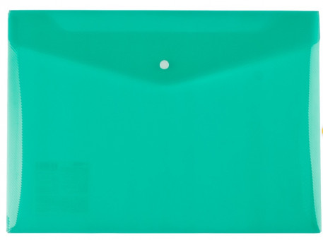 Папка-конверт с кнопкой "Expert Complete" Classic Lite А4 120 мкр., зелёная