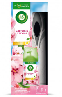 Освежитель воздуха автоматический со сменным баллоном 250 мл, AIRWICK Pure, "Цветущая сакура"
