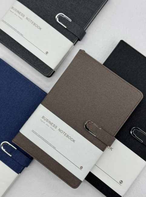 Ежедневник недатированный А5 100л, клетка, цвет ассорти