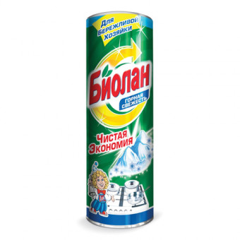 Чистящее средство 400 г, БИОЛАН "Горная свежесть", порошок