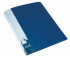 Папка с 2 к. Бюрократ Buro 18мм синяя пластик 0.5мм (4/40)
