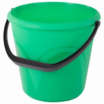 Ведро 10 л, без крышки, пластиковое, пищевое, с глянцевым узором, цвет зеленый, мерная шкала, LAIMA Ведро 10 л, без крышки, пластиковое, пищевое, с глянцевым узором, цвет зеленый, мерная шкала, LAIMA