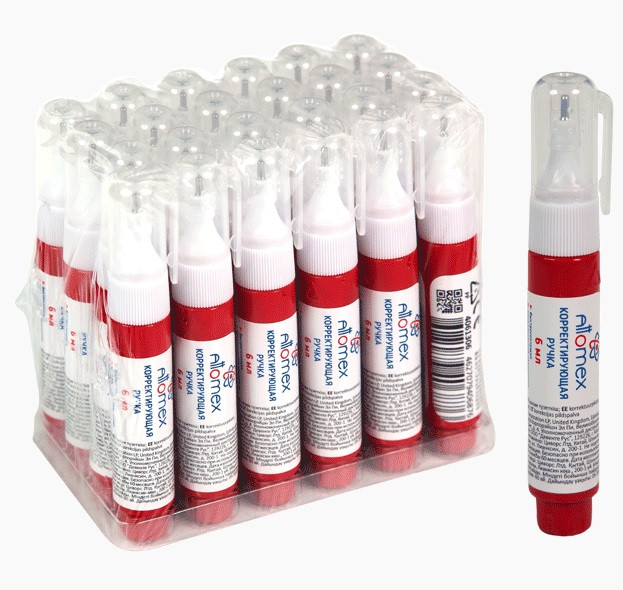 Ручка-корректор 06мл, быстросохнущая, в ручке, deVENTE/4061100 (24)