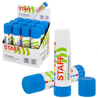 Клей-карандаш STAFF "EVERYDAY", 15 г