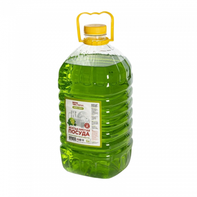 Средство для мытья посуды Бери «Лайм и мята» 5000 ml  ПЭТ