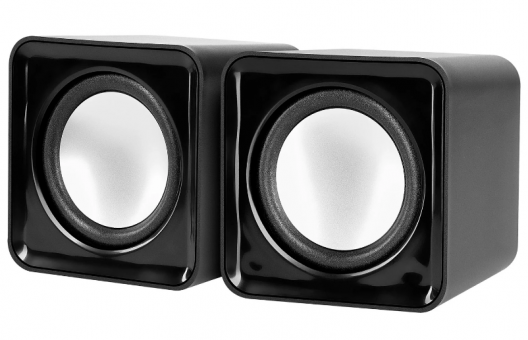 Колонки компьютерные DEFENDER SPK 22, 2.0, 2х2, 5Вт, пластик, черный, 65503