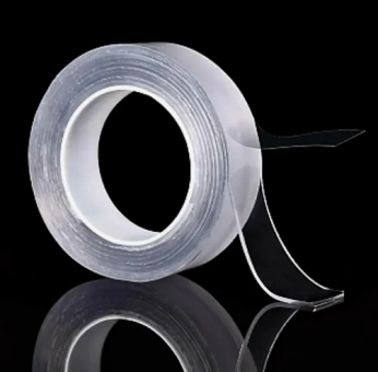 Клейкая лента двусторонняя многоразовая (скотч) NANO TAPE 20мм*2мм*3 метра WENZER OFFiCE (1/160)