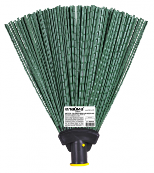 Метла синтетическая веерная 29х26 см, без черенка, крепление еврорезьба, №2, LAIMA EXPERT