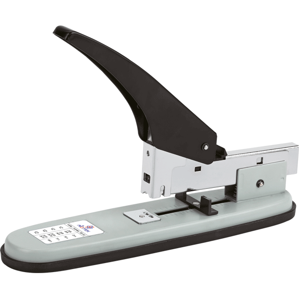 Степлер большой мощности "Attomex" 23/6-23/13 (до 100 листов, глубина скрепления 50 мм) металлический, в картонной коробке, серый