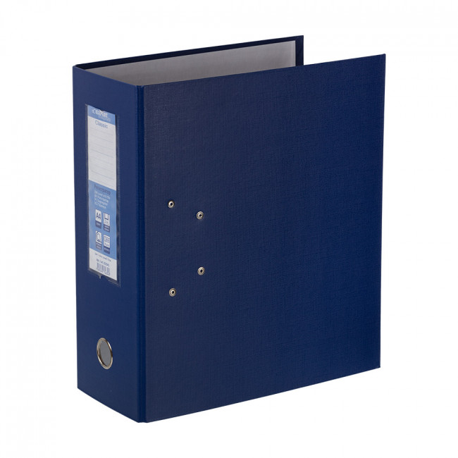 Регистратор PVC   125 мм  .  "Expert Complete"   Classic   А4   арочный механ. синий