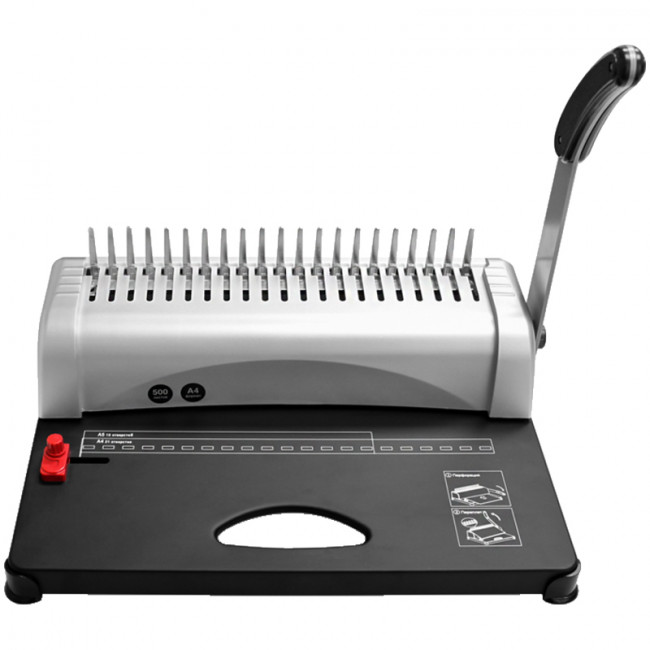 Брошюровщик Гелеос "БП-13" пластиковая пружина, перфорация 13л., переплет 500л. Брошюровщик Гелеос "БП-13" пластиковая пружина, перфорация 13л., переплет 500л.
