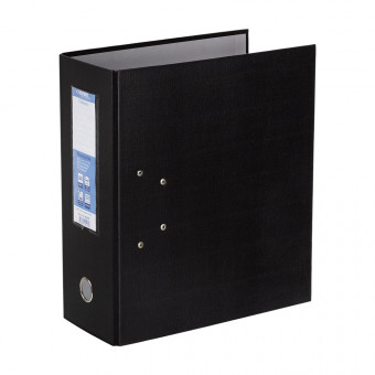 Регистратор PVC   125 мм  .  "Expert Complete"   Classic   А4   арочный механ. черный