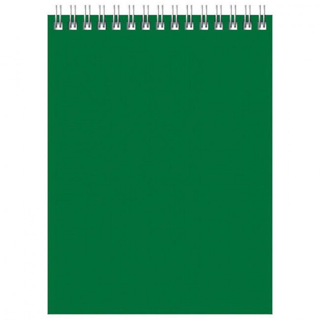 Блокнот А5 60л. на гребне BG "Для конференций", зеленый