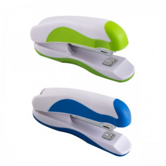 Степлер №10 на 12л, пластиковый, ассорти, deVENTE