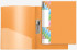 Папка с боковым прижимом "deVENTE. Juicy" A4, 450 мкм, сменная этикетка, внутренний карман (оранжевая)
