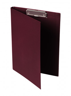 Папка-планшет PVC с крышкой   "Expert Complete"   Classic   А4   мет. прижим   . бордовый