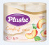 Туалетная бумага 4 рулона, 3 слоя, аромат персик «Comfort care» Honey Nectarine, Plushe