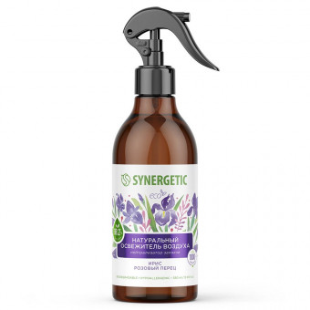 Освежитель воздуха SYNERGETIC Ирис и розовый перец, 380 мл (12)