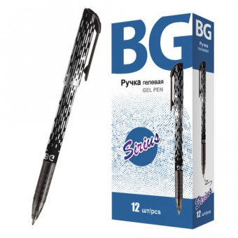 Ручка гелевая BG "SIRIUS", 0,5 мм черная (12) Ручка гелевая BG "SIRIUS", 0,5 мм черная (12)