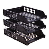 Лоток горизонтальный СТАММ "Strong", НАБОР 3 шт (340х260х240мм), на металлических стержнях