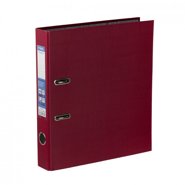 Регистратор PVC   50 мм  .  "Expert Complete"   Classic   А4   арочный механ. вишневый