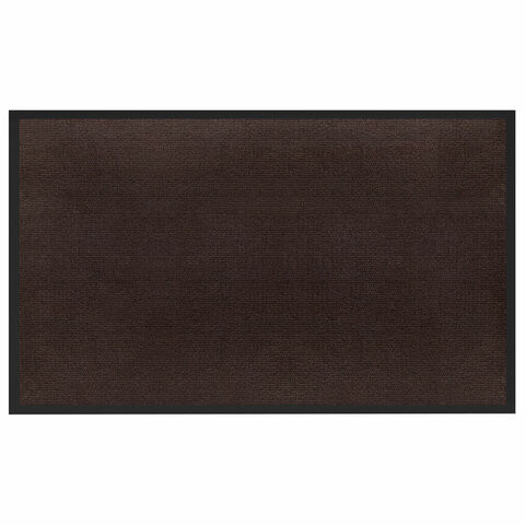 Коврик придверный 90х150 см, КОРИЧНЕВЫЙ, влаго-грязезащитный, 300 г/м2, рубчик, PRIMILA STANDARD