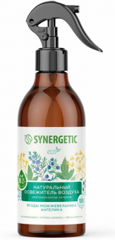 Освежитель воздуха SYNERGETIC Ягоды можжквельника и ангелика, 380 мл (12)