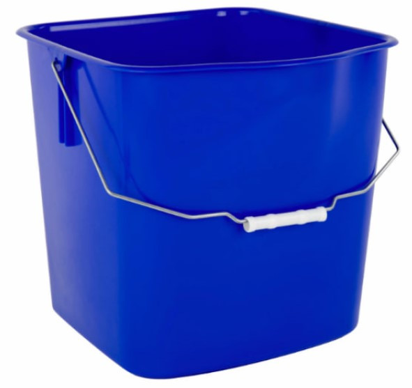 Ведро УНИВЕРСАЛЬНОЕ 25 л, СИНЕЕ, подходит для уборочных тележек, уборки, хранения, пластик
