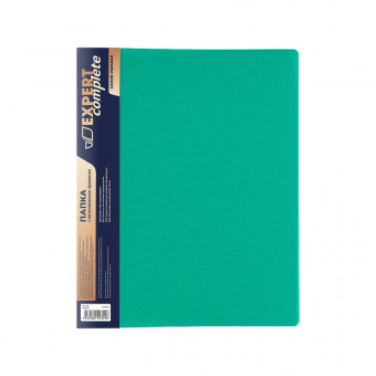Папка   мет. прижим   "Expert Complete"   Premier   А4   700 мкр.  20 мм  волокно   . зеленый