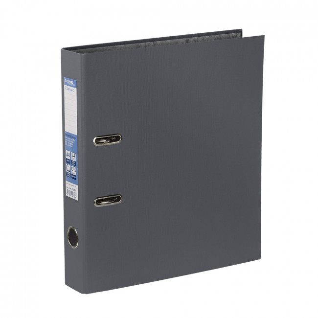 Регистратор PVC   50 мм  .  "Expert Complete"   Classic   А4   арочный механ. серый
