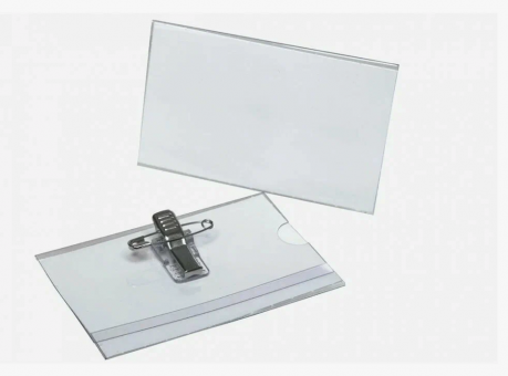 Бейдж нагрудный WENZER OFFiCE с зажимом (50)