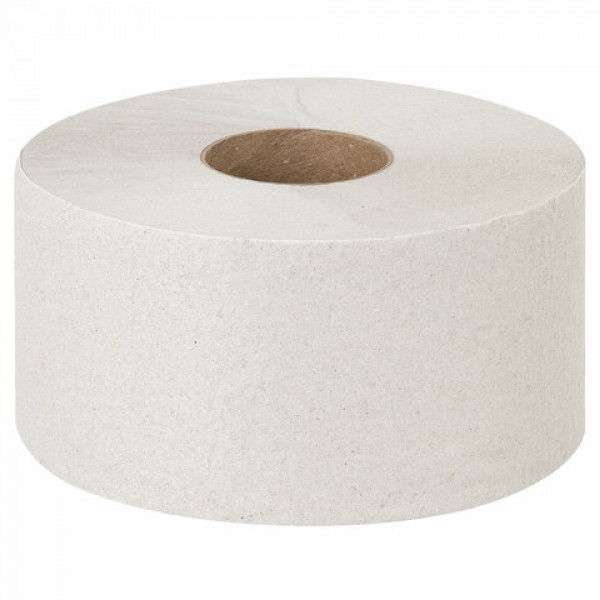 Бумага туалетная ЛЮБАША (Система T2) 1-слойная 12 рулонов по 200 метров, цвет серый