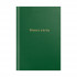 Книга учета OfficeSpace, А4, 192л., клетка, 200*290мм, бумвинил, цвет зеленый, блок офсетный