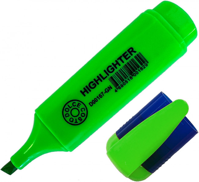 Текст-маркер DOLCE COSTO зеленый 5 мм