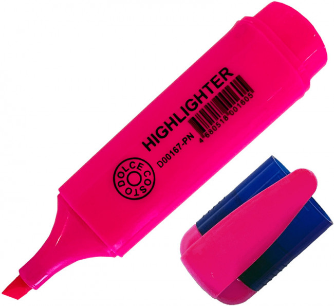 Текст-маркер DOLCE COSTO розовый 5 мм