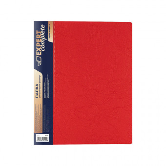 Папка   мет. прижим  "Expert Complete"   Premier   А4   550 мкр.  20 мм  волокно   . красный