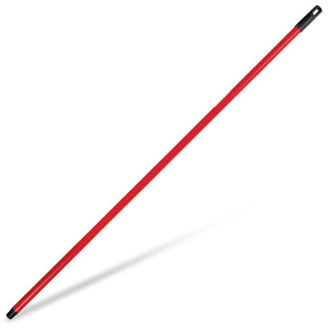 Черенок для уборочного инвентаря 120 см, еврорезьба, металлопластик, красный, IDEA Черенок для уборочного инвентаря 120 см, еврорезьба, металлопластик, красный, IDEA