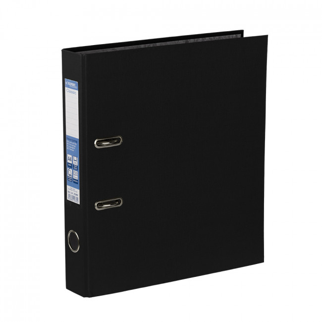 Регистратор PVC 50 мм "Expert Complete" Classic А4 арочный механ. (разб.) черный (50)