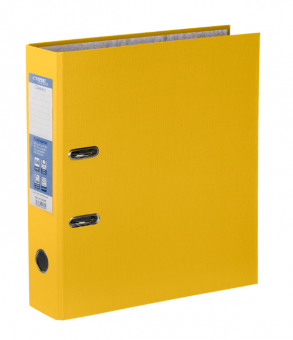 Регистратор А4 75мм арочный механизм, PVC, желтый, Classic Expert Complete/25167 (10)