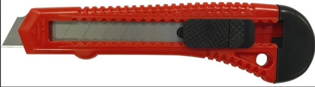 Нож канц.DOLCE COSTO18 мм красно-черный