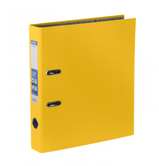 Регистратор А4 50 мм, арочный механизм, PVC, желтый, Expert Complete Classic/25187(10)