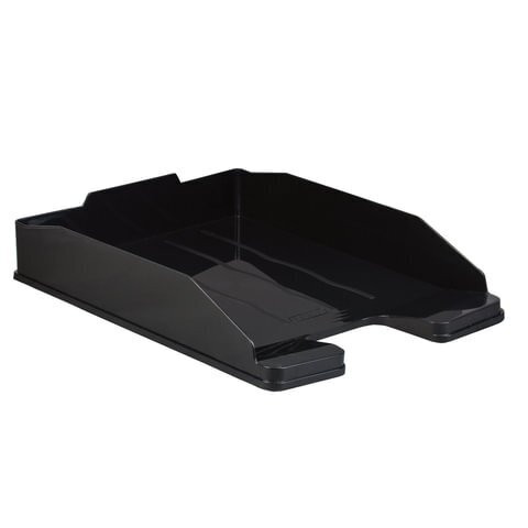 Лоток горизонтальный для бумаг СТАММ "Эксперт-эконом", А4 (340х255х63 мм), полипропилен, черный Лоток горизонтальный для бумаг СТАММ "Эксперт-эконом", А4 (340х255х63 мм), полипропилен, черный