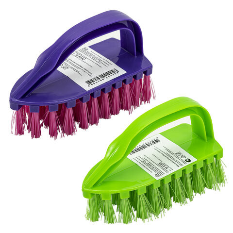 Щетка для одежды "Утюжок", 5х3,5х12 см, цвет ассорти, IDEA