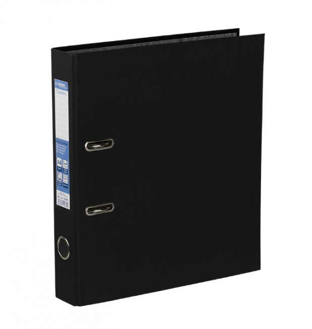 Регистратор А4 PVC ароч. механ 50 мм Expert Complete Classic,  черный/ 25181 (10)