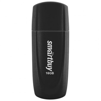 Флеш-диск 16 GB SMARTBUY Scout USB 2.0, черный
