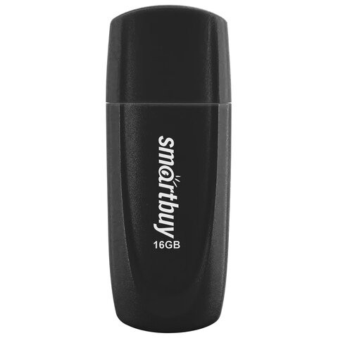 Флеш-диск 16 GB SMARTBUY Scout USB 2.0, черный