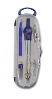 ГОТОВАЛЬНЯ: 5 ПРЕДМЕТОВ В ПЕНАЛЕ С ПРОЗРАЧНОЙ КРЫШКОЙ "ASMAR"