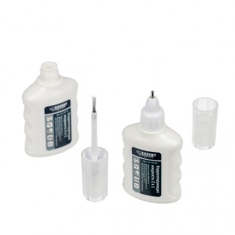 Корректирующая жидкость "Expert Complete"  2в1 (кисть+мет.наконечник)   12 мл,  шоу-бокс