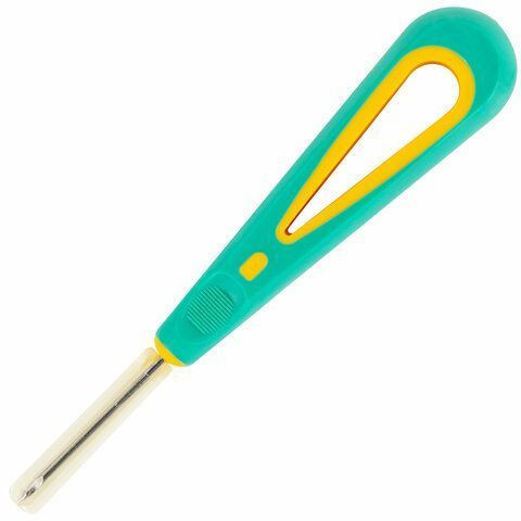 Шило с крючком, общая длина 140 мм, d=2 мм, прорезиненная ручка, STAFF